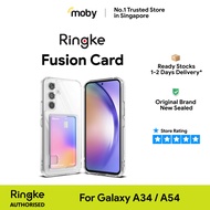 Ringke Samsung Galaxy A34 / A54 Clear Case | Fusion Card Series