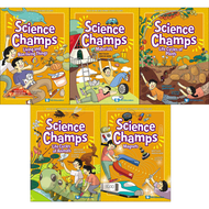 WS Science Champs Series (Full Set 1) (5 Books) Children Science Book Age 6-12