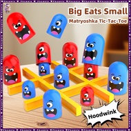 1Set Tic-Tac-Toe Game, XO Chess Board Game,Parent-Child Big Eat Small Gobble Board Toys, Family Fun 