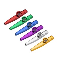 MOWEO 6pcs Aluminum Alloy Kazoo Musical Instrument for Child Adult Beginner