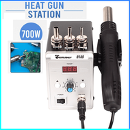 COD SUMSOUR Heat Gun Hot Blower Soldering with Adjustable Station 700W 858D / blower uap portable di