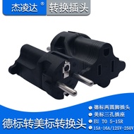 German Standard Converter Nordic Five Countries France South Korea to American Standard Three-Pin Ad