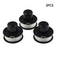 VIBRATITE | 3Pcs Trimmer Heads For Black & Decker A6226 GL250 GL310 GL360 Bump Feed Spool Grass Weed
