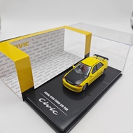 Honda Civia Ferio SIR EG9 Alloy Car Model 1/64 สไตล์สปอร์ต สำหรับผู้ชื่นชอบการเล่นรถ ของเล่นรุ่นเล็ก