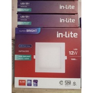 PUTIH Led downlight IB inlite inps628s 12wat panel White Box