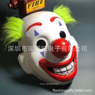 Eco-friendly PVC joker Mask Movie joker Halloween Ball Mask joker Light Mask