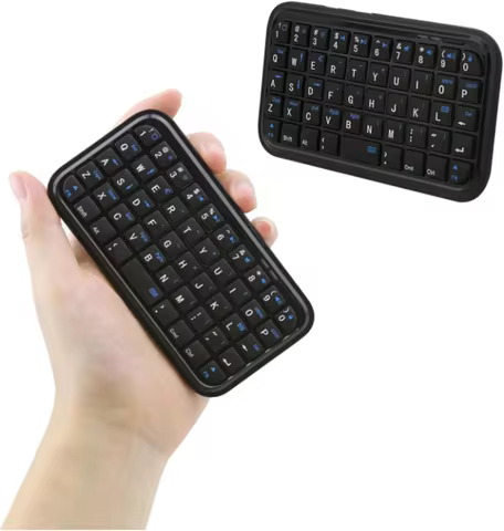 Mini Bluetooth Keyboard, Bluetooth 3.0 Wireless Keyboard 49 Keys Pocket Keypad, Rechargeable Mini Sl