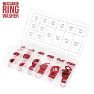 Ring Washer 150Pcs O Ring Seal Fibre Kit Washer Segala Macam Ukuran - Ring-6603