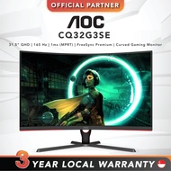 [FAST SHIP] AOC CQ32G3SE | 31.5" QHD | 165 Hz | 1ms (MPRT) | FreeSync Premium | VA | 1000R Curved Ga