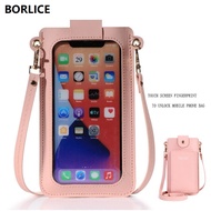 Wallet Women Multifunctional Mobile Touch Screen Phone Clutch Bag Ladies Purse Large Capacity Card Holder Sling Bags Handphone Pouch