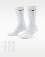 Nike Everyday Cushioned 訓練中筒襪 (3 雙)