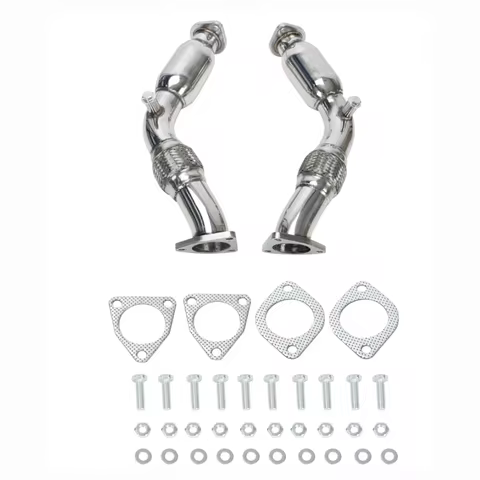 Exhaust Downpipe Pipes Tube Test Pipes for for Infiniti FX35 3.5L 2003-2006 VQ35DE Engine for Nissan
