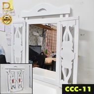 Ready Stock Frame Mirror Cermin Berbingkai Kayu Hiasan Deco Dinding Wooden Berukir Exclusive PROMOTION