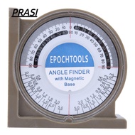 PRASI Multifunctional Slope Inclinometer, 0-360 Degrees Magnetic Angle Finder Meter, Multifunctional