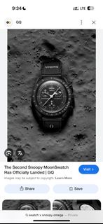 Swatch x Omega snoopy