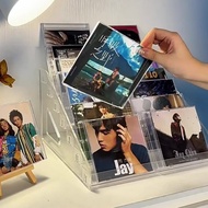 CD Album Display Rack CD Storage Box Disc Rack Desktop Album Storage Box CD Record Display Rack