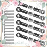 6Pcs Adjustable Metal Linkage Pull Rod Front /Rear Servo Link for  A949 A959 A969 A979 K929 RC Car U