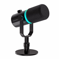 FEELWORLD PM1 XLR USB Dynamic Microphone with Desktop Stand for Podcast ประกันศูนย์ไทย