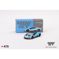 Mini GT 475 Lamborghini Huracán STO Blu Laufey