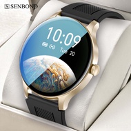 ZZOOI SENBONO 2022 Round Screen Smart Watch Men Women Sports Watch Fitness Tracker IP68 Waterproof Smartwatch for IOS Android Xiaomi