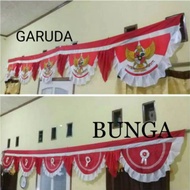 MERAH BEST DEALS 10 Garuda Horn Waves 5 Red and White Waves 6 Meters