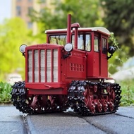 1: 12 Oriental Red 54 Track Tractor Alloy Car Model North University Wild Tractor Alloy