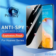 HUAWEI P20 P30 Lite P40 Mate 20 X 3i 5T 7i 7 Se 8i Honor 8X Y7a Y7 Pro Anti Spy Privacy Tempered Glass Screen Protector