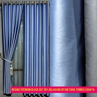 18-piece semi-ring curtain 9 waves and 24 semi-ringRing 12 waves 99% blackout premium plain