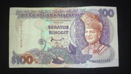 JL Antiques Malaysia Banknote RM100 Siri 7 Ahmad Don