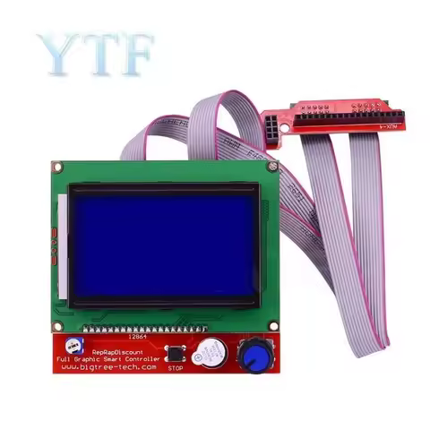 LCD 2004 12864 Control Panel Smart Controller Display Compatible with Ramps 1.4 Ramps 1.5 Ramps 1.6 