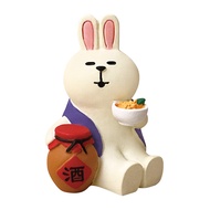 日本 DECOLE Concombre 中華旅貓公仔/ 桂花酒兔兔