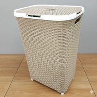 1200 Rattan Cane Laundry Basket with Wheels