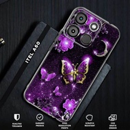ITEL A60 Case ITEL A60S/ - Itel A60 Casing ITEL A60S/ - BUTTERFLY Motif - Premium Softcase - Case hp
