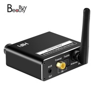 Wireless Bluetooth 5.0 Digital to Analog DAC Converter Accessory Part with Remote Control Coaxial 3.5mm Support USB Audio Adapter