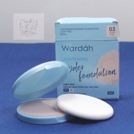 wardah refill lightening powder foundation light feel 12gram/bedak wardah/bedak bb wardah powder/bed
