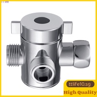 Multifunction 3 Way Shower Head Diverter Valve G1/2 Three Function Switch Adapter Connector T-adapter For Toilet Bidet Shower