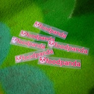 (PATCH/LOGO) FOODPANDA- MATERIAL STICKER BAJU
