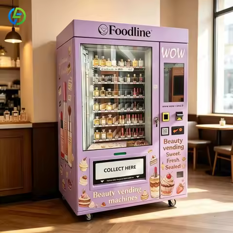 Beauty Vending Machine Self Service Beauty Kiosk Store Use Makeup Machine FL Customized