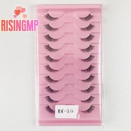 [risingmpS] Fake Eyelash Anime Eyelash 10 Pairs Little Devil Eyelash Natural Day Makeup Manga Eyelas