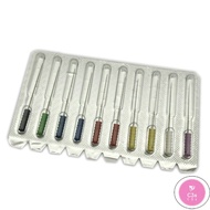 C3S 10pcs/pack Dental Root Canal Cleaning Smooth Needle Dental Square Broaches Barbed Broaches for R