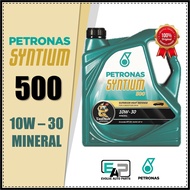 PETRONAS Syntium 500 (10W-30 Mineral) 3 Liter Engine Oil with Cooltech Technology