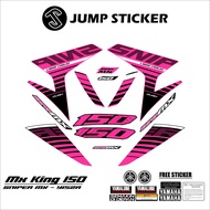 Stiker striping mx king 150 grafis variasi 060