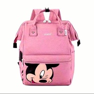 "aisyahbagss" - Children's Bag Anello Children's Backpack Motif "MICKEY MOUSE" Children's Fashion School Backpack Unisex Multifunction Children's Bag/Children's Backpack/Diapers Bag/Backpack Latest Korean Style