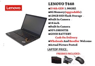 Len laptop ThinkPad t440 t450 t460 i5 4th gen 5th gen 6th gen 8g ram ssd storage with built in camera for online class and office work with freebies