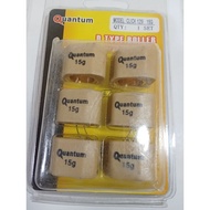 Quantum D TYPE 15g Weight Roller / Bola / Flyball CLICK, SKYDRIVE, PCX Japanese Teflon 6 pieces