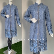 Kebaya tunik mewah tille payet mutiara | kebaya busui modern | kebaya