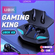 Ubik K9 9D Sound Wireless Earphone Bluetooth Earbuds Low latency Bluetooth Earphone Gaming Dual mode