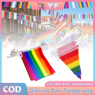 Rainbow String Carnival Flag Decorative Flag Rainbow Flag Pride Flag
