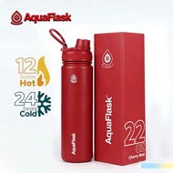 AquaFlask (22oz) Aqua flask Wide mouth w_ flip cap Vacuum Insulated Stainless Steel Drinking Water B