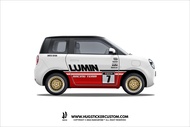 Hugsticker Changan Lumin สติ๊กเกอร์ติดรถ สติ๊กเกอร์รถลูมิน Concept 7